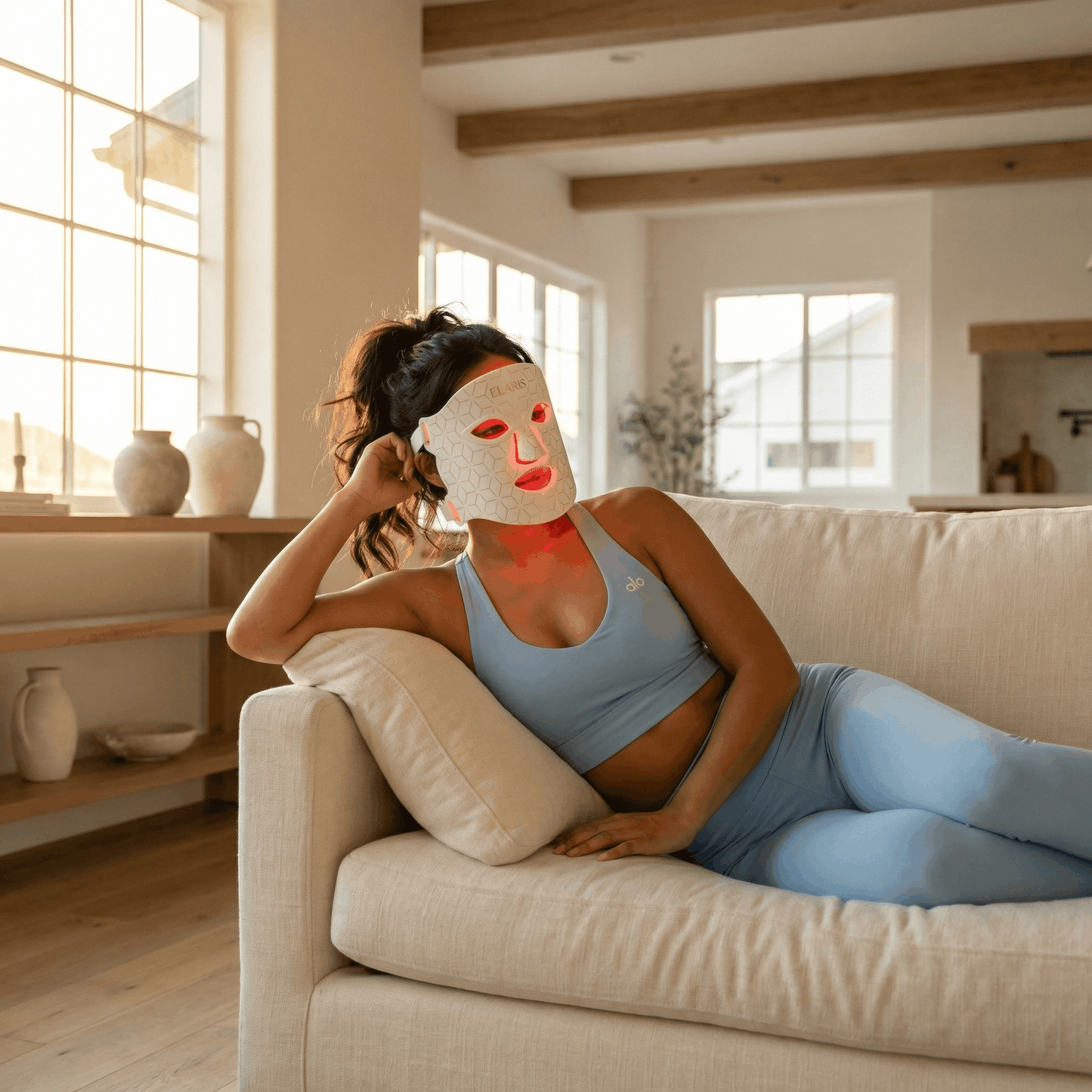 ELARIS LED Red Light Therapy Face Mask