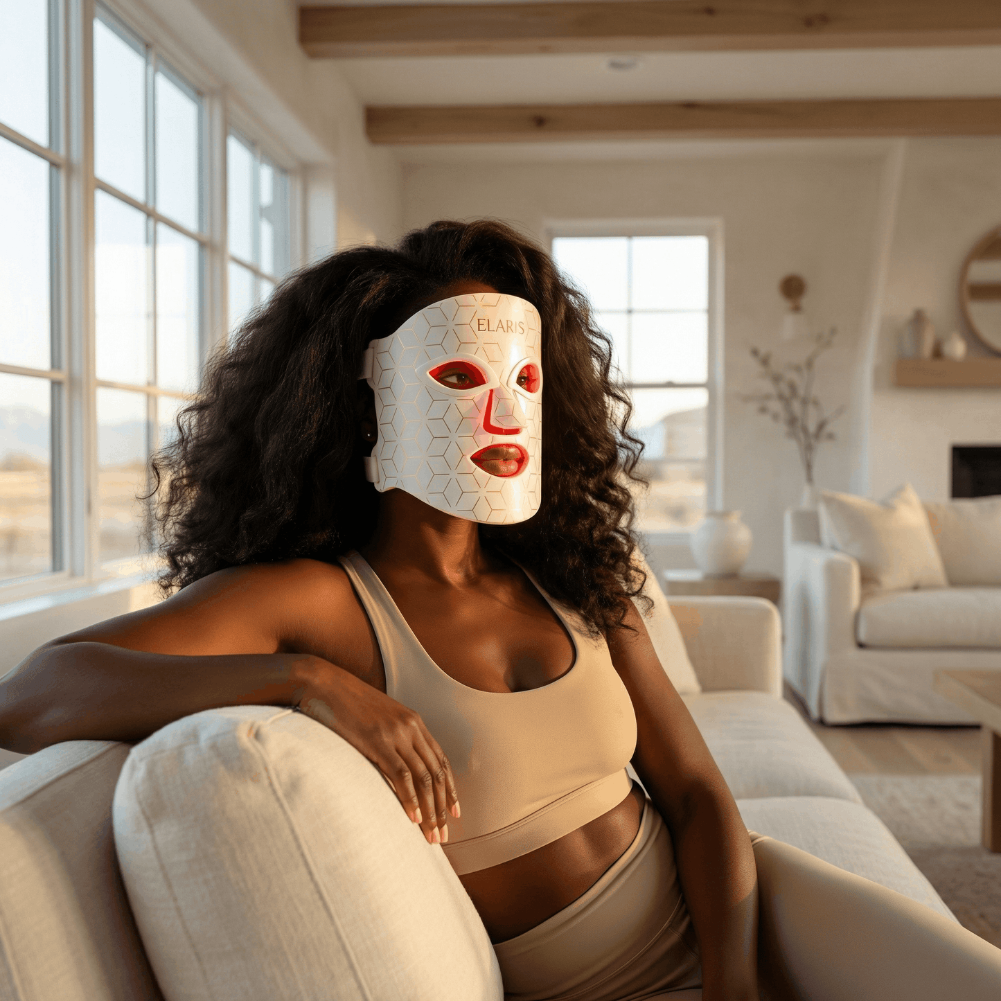 ELARIS LED Red Light Therapy Face Mask