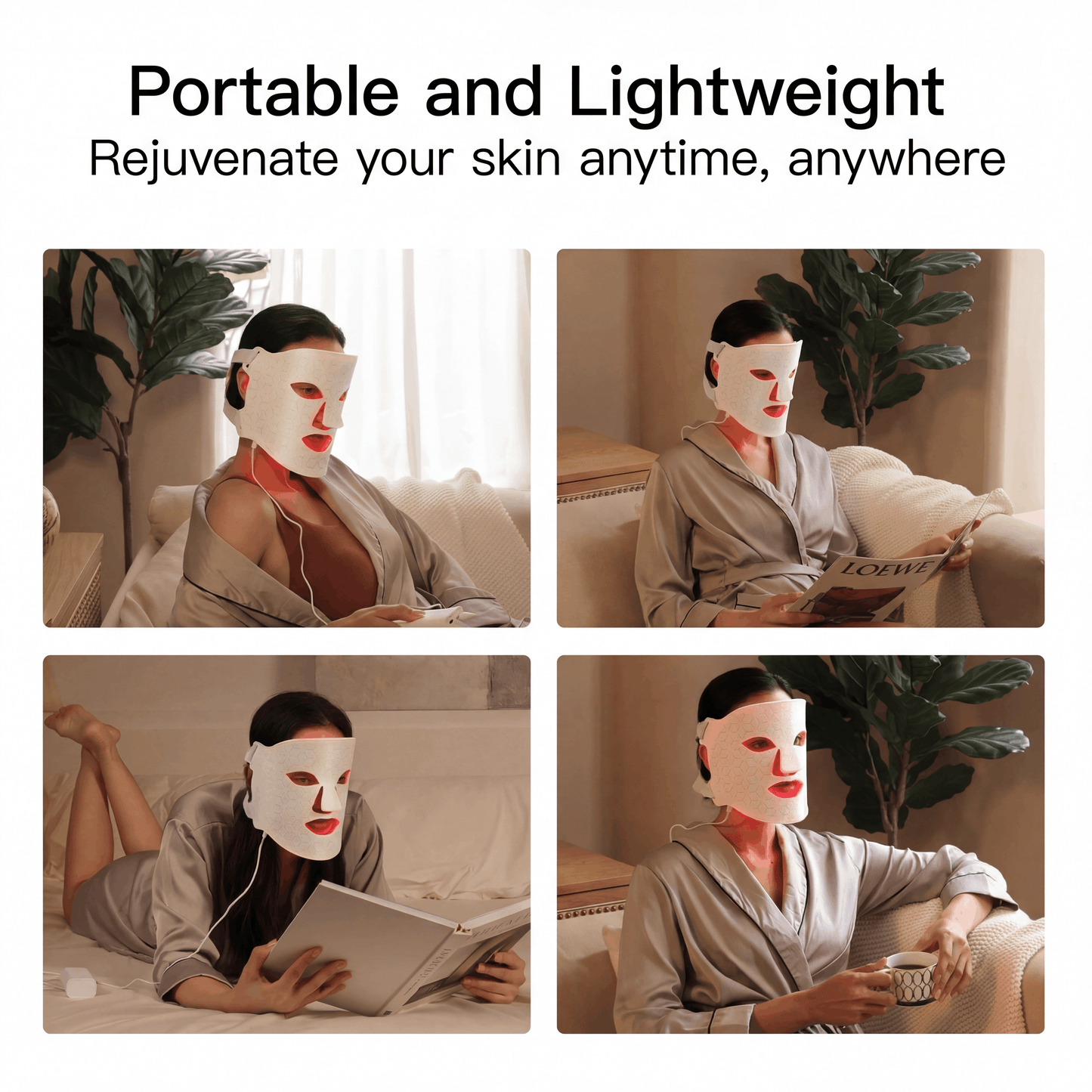 ELARIS LED Red Light Therapy Face Mask
